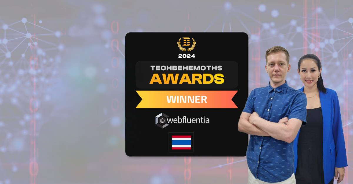 Webfluentia Wins Big at the TechBehemoths Awards 2024! 🎉